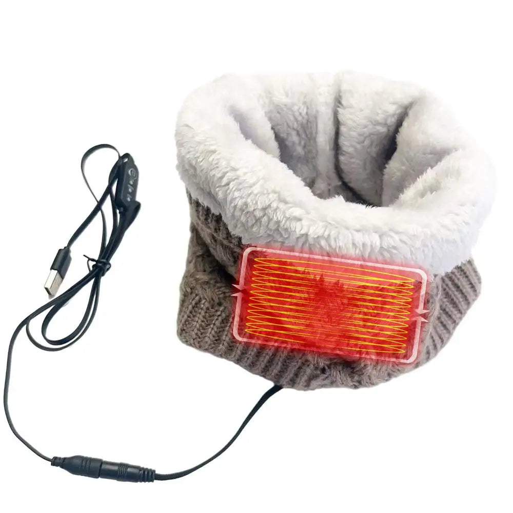 Acquista USB Smart collo e spalle protezione dal freddo invernale e calore  sciarpa per uomo e donna sciarpa riscaldante per massaggio