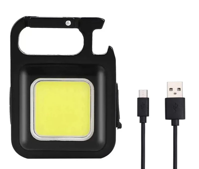 Torcia Mini LED Tascabile Portatile Luce Ricaricabile USB Flash