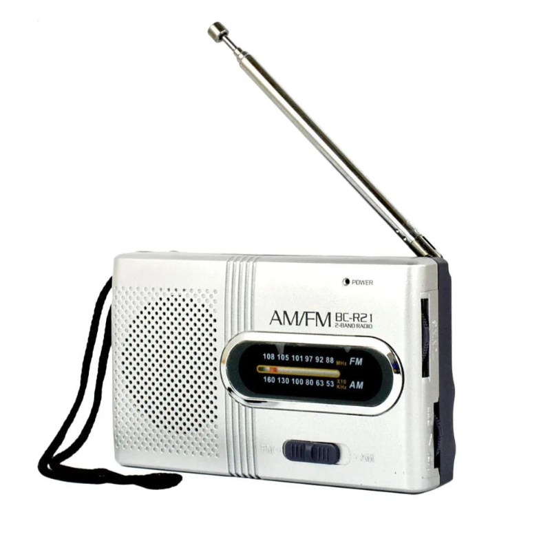 Mini Radio Portatile Dual Band AM FM Lettore Musicale Cassa Altoparlante  Antenna Telescopica Musica Stereo