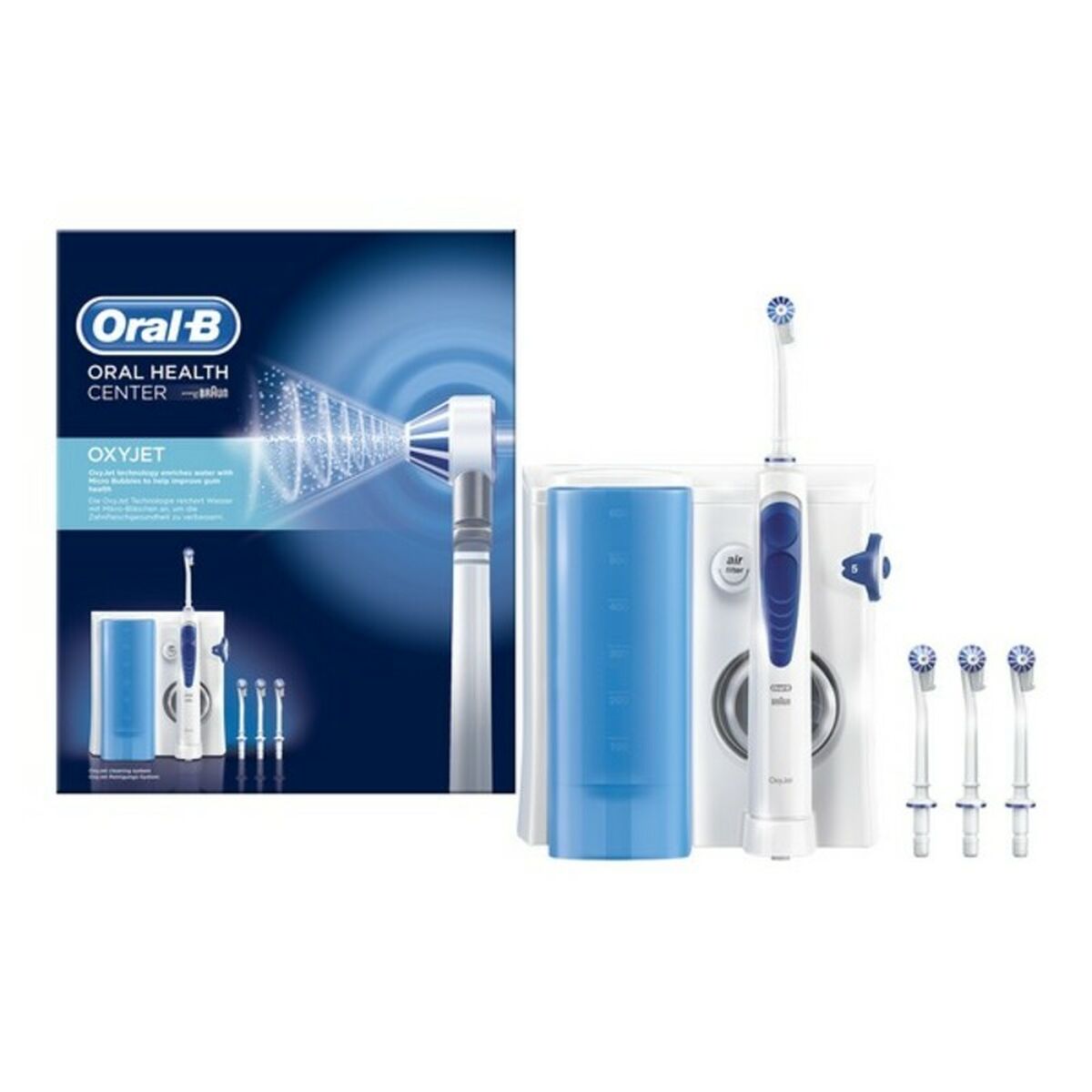 Idropulsore Dentale Braun Professional Care Oxyjet 0,6 L Azzurro/Bianc – LA  MAISON SMARTECH