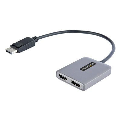 Adattatore DisplayPort con HDMI Startech MST14DP122HD Grigio 4K Nero Nero/Grigio
