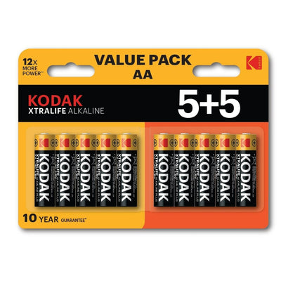 Batterie Kodak XTRALIFE 1,5 V (10 Unità)