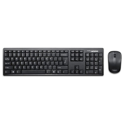 Keyboard and Mouse Lenovo GX30L66303 Black Qwerty US