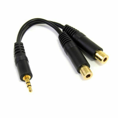 Cable Audio Jack (3,5 mm) Divisor Startech MUY1MFF