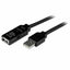 Cable USB Startech USB2AAEXT 15 m Negro