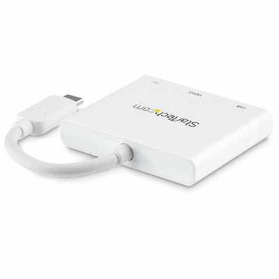Adattatore USB-C Startech CDP2HDUACPW Bianco 4K Ultra HD