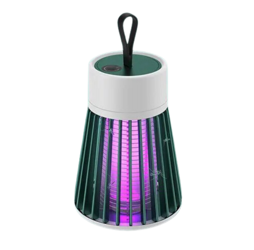 Lampada Repellente Antizanzare Insetti Luce UV Trappola Shock Elettrico Casa Campeggio Ricarica USB