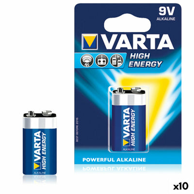 Batterie Varta 6LR61 9V 9 V 580 mAh 1,5 V (10 Unità)