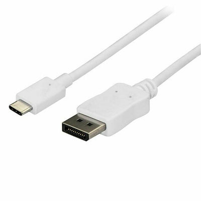 Adattatore USB C con DisplayPort Startech CDP2DPMM6W 1,8 m Bianco