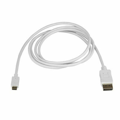 Adattatore USB C con DisplayPort Startech CDP2DPMM6W 1,8 m Bianco