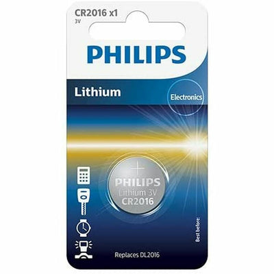 Lithium Button Cell Battery Philips CR2016/01B 3 V