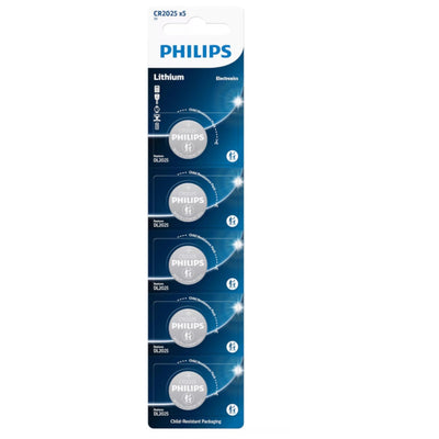 Pila de Botón de Litio Philips CR2025P5/01B 3 V