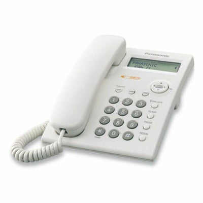 Teléfono Fijo Panasonic Corded Telephone Blanco