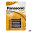 Alkaline Batteries Panasonic LR03 AAA (12 Units)