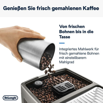 Superautomatic Coffee Maker DeLonghi Style DINAMICA PLUS Platinum 1450 W 19 bar 2 Cups