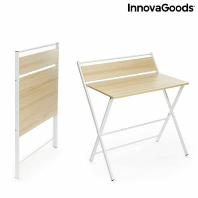 Folding Desk with Shelf InnovaGoods Tablezy Wood (Refurbished B)