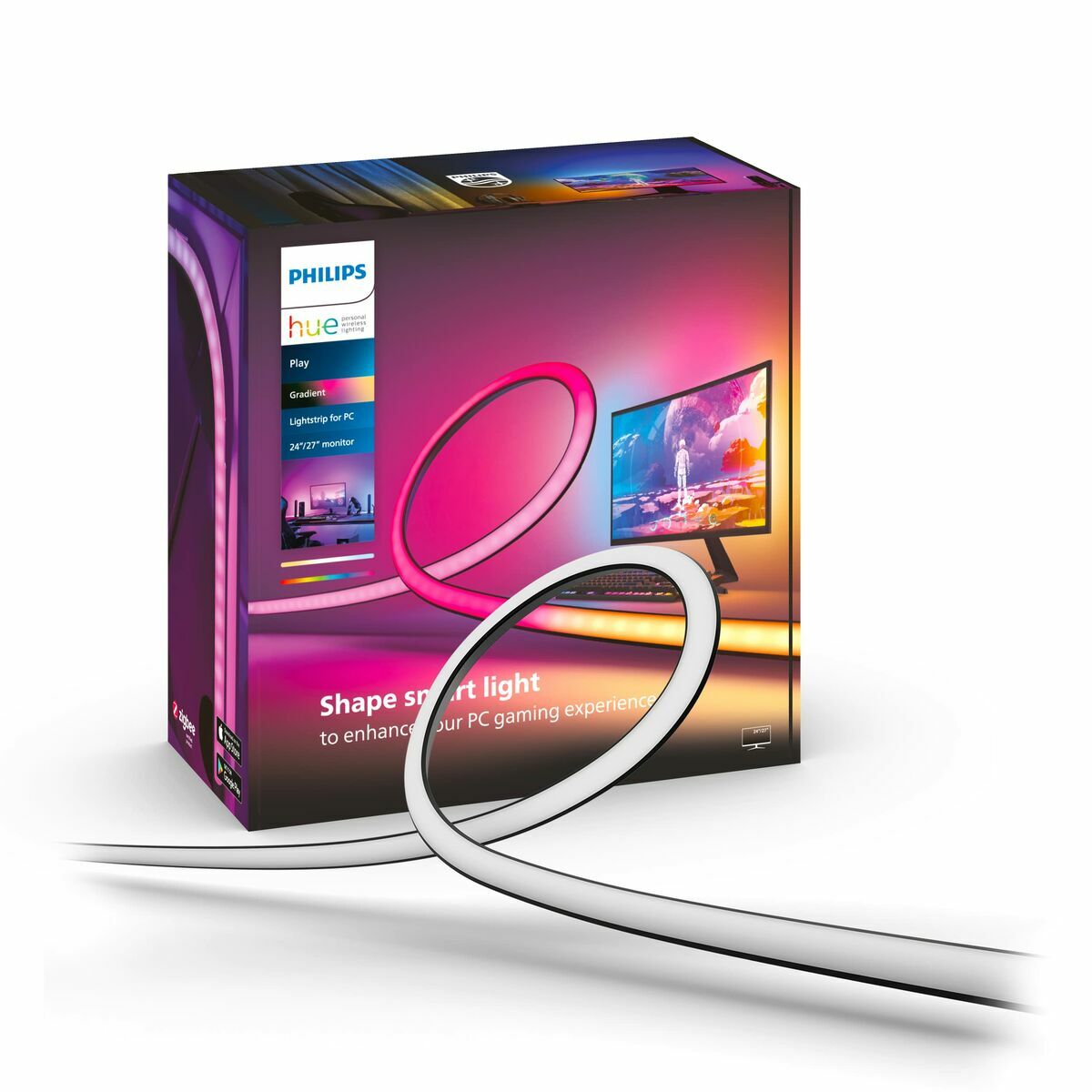 Strisce LED Philips Hue Play Gradient Lightstrip para PC