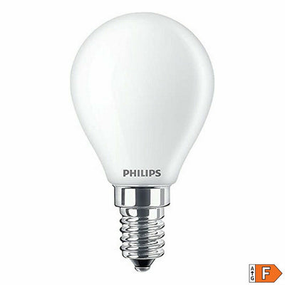 LED lamp Philips F 4,3 W E14 470 lm 4,5 x 8,2 cm (6500 K)