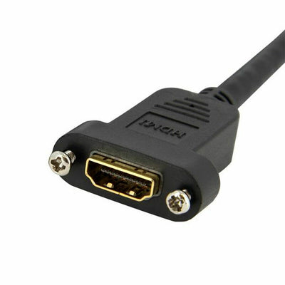 HDMI Cable Startech HDMIPNLFM3 Black 0,9 m