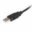 USB A to USB B Cable Startech USB2HAB1M            Black