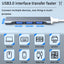 Adattatore HUB 3.0 Tipo C Plug Play OTG Connessione Veloce Stabile Compatibile USB 2.0 1.1