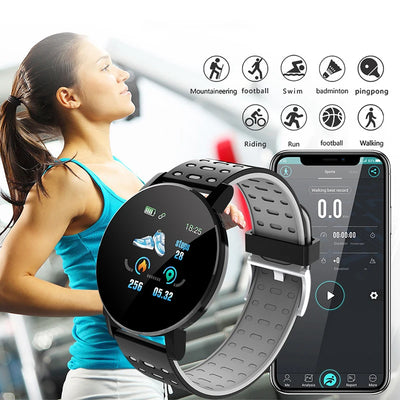 Smartwatch Sportivo Uomo Donna Orologio Polso Bluetooth Touch Schermo 1.44 Pollici Impermeabile