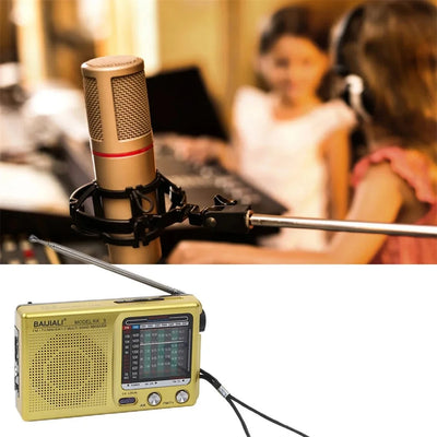 Radio Metereologica Portatile Batteria Ricaricabile Bluetooth Musica