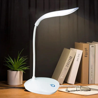 Lampada Tavolo LED Luce Luminosità Comodino Casa Scrivania Ricaricabile USB
