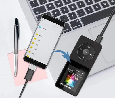 Lettore Musicale MP3 Compatibile Bluetooth Batteria Incorporata Funzione Radio FM Schermo 1.8 Pollici