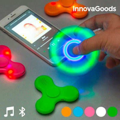 Spinner LED con Altavoz y Bluetooth InnovaGoods