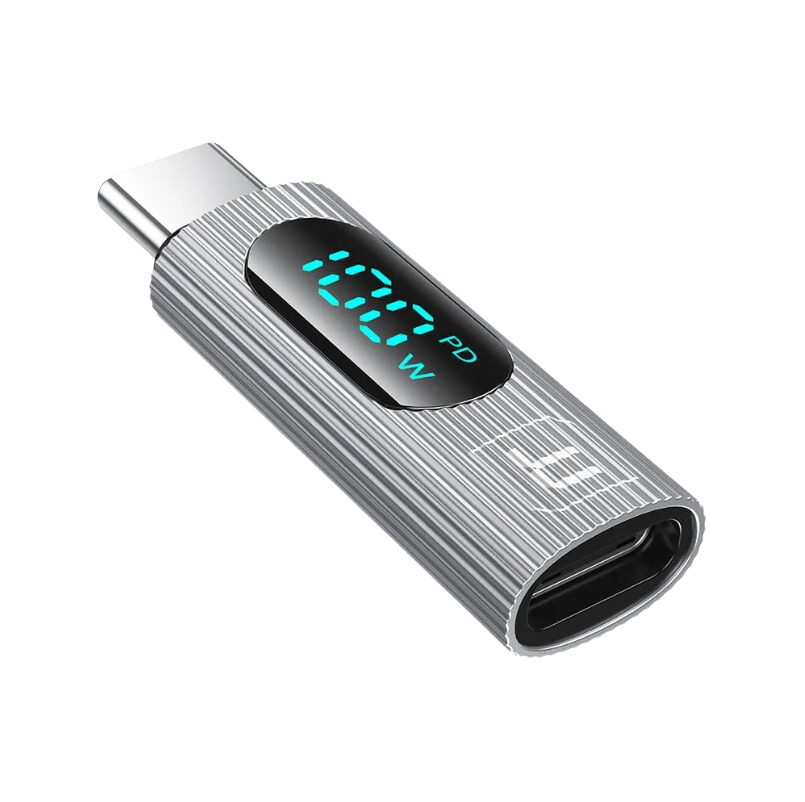 Adattatore 100W Display Digitale USB Type-C OTG Convertitore Rapido PD Compatibile Xiaomi Redmi