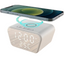 Sveglia Digitale Caricabatterie Wireless Ricarica Telefono Temperatura Display Luminosità Regolabile