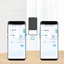 Sensore Temperatura Umidità Interni Monitoraggio APP Alimentato Batteria Casa Compatibile Alexa Google Home Wi-Fi