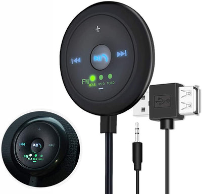 Trasmettitore FB USB Bluetooth 5.0 Auto Audio Musica Suono Macchina Telefono Cellulare LED
