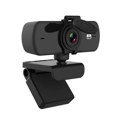 Webcam 2K Full HD Microfono Fotocamera Video PC Computer Laptop Online