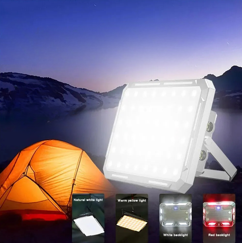 Lampada Campeggio LED Ricaricabile Portatile Proiettore