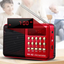 Radio Mini Portatile Ricaricabile Digitale Lettore MP3 Musica Canzoni Audio Altoparlante