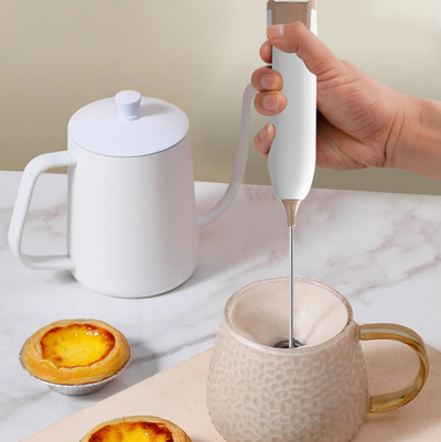 Montalatte Elettrico Frullino Rotante Automatico Frusta Panna Latte Casa Cucina
