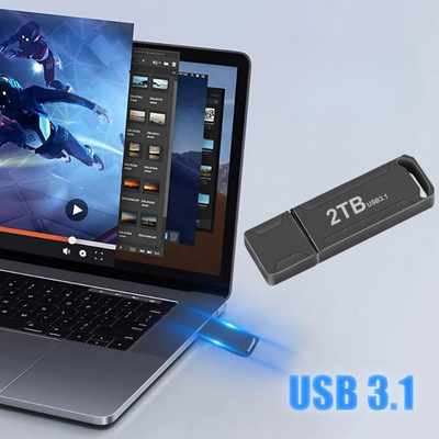 Pen Drive USB 3.1 Alta Velocità 512GB 1TB 2TB Conservazione Dati Immagini Trasferimento Dati