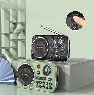 Radio Bluetooth Altoparlante Mini Lettore Musicale Supporto Cuffie Audio Portatile