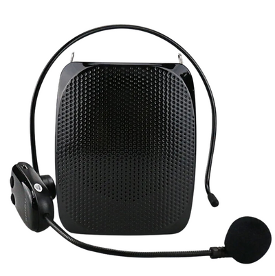 Amplificatore Vocale Wireless Portatile Ricaricabile Microfono Acustico Scheda TF Altoparlante Suono Scuola Ufficio