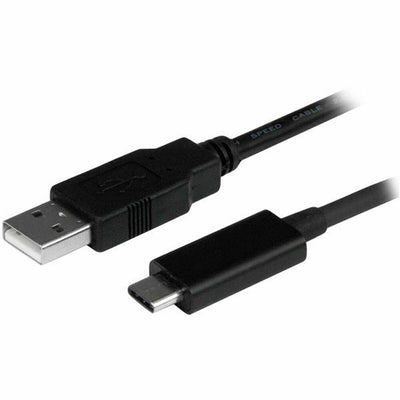 USB A to USB C Cable Startech USB2AC1M Black
