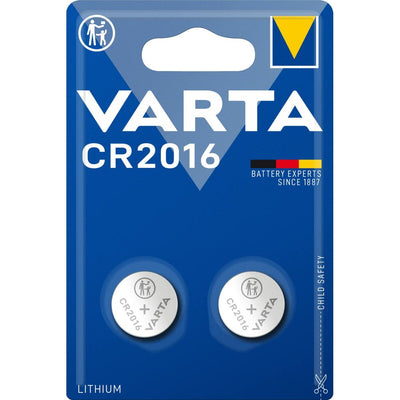 Batterie a Bottone a Litio Varta 06016 101 402 CR2016 3 V (2 Unità)