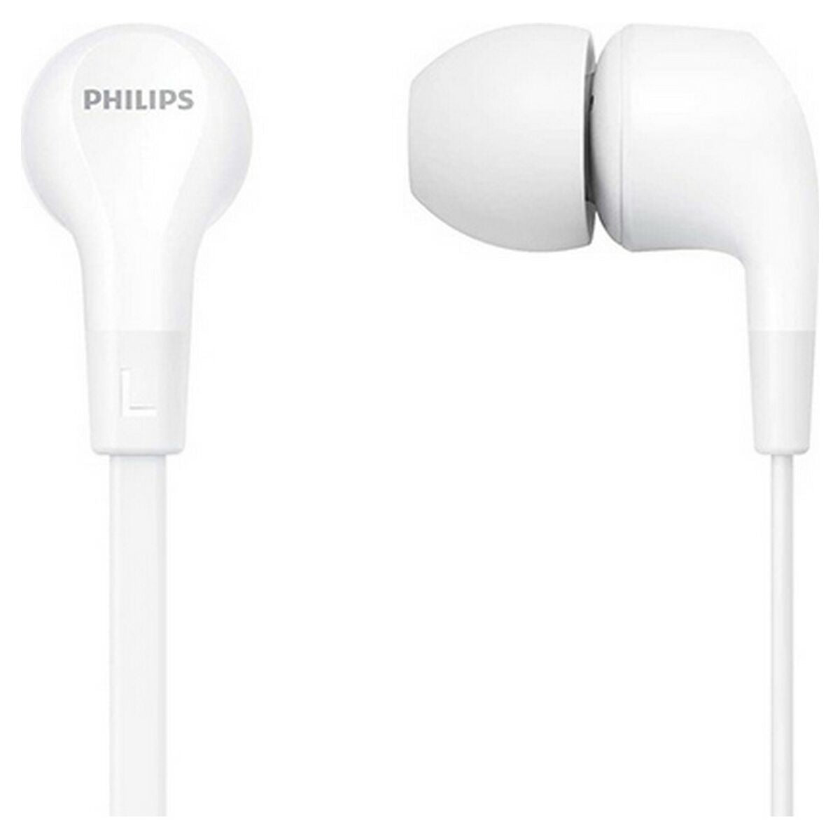 Headphones Philips TAE1105WT/00 White Silicone