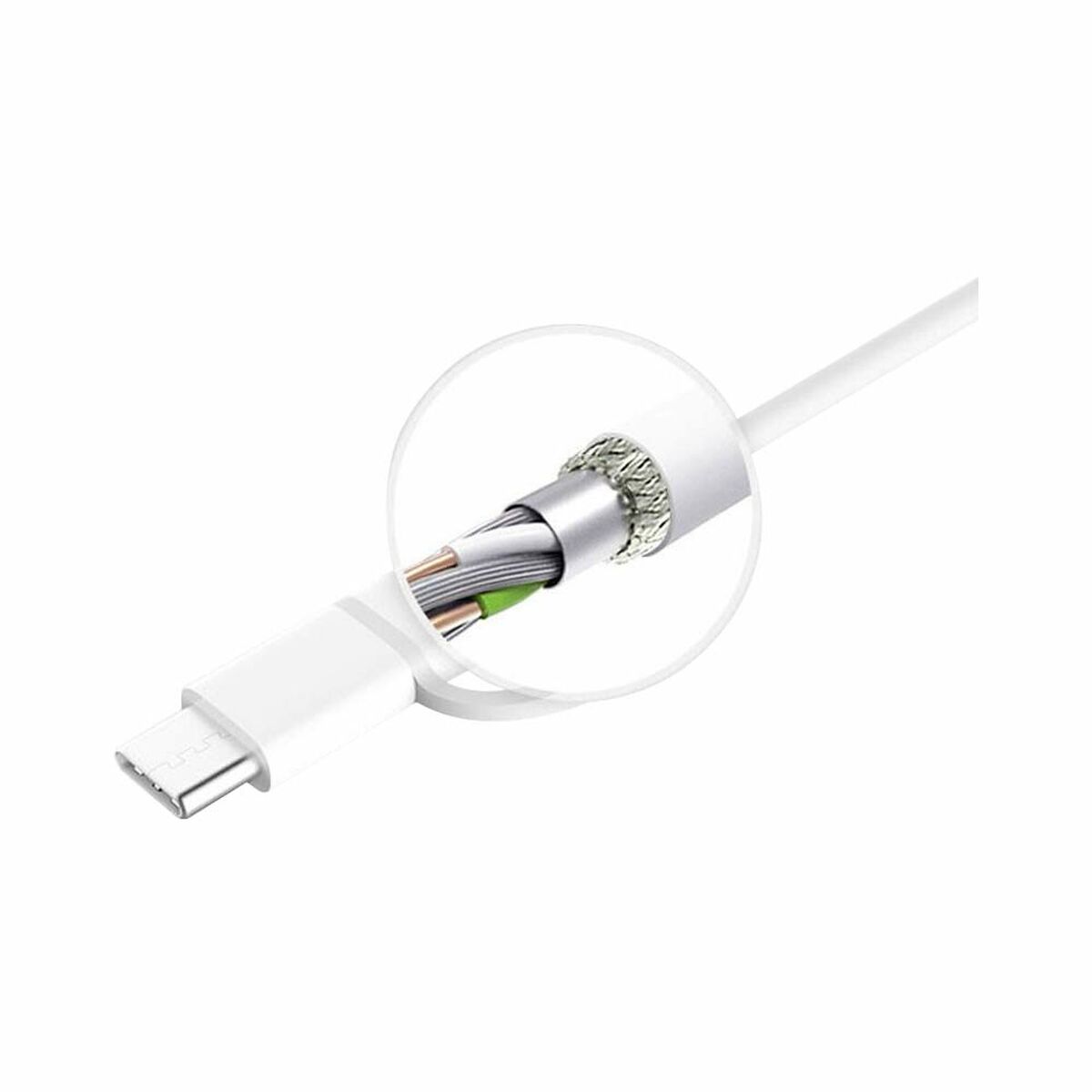 USB Cable to micro USB Xiaomi White 30 cm