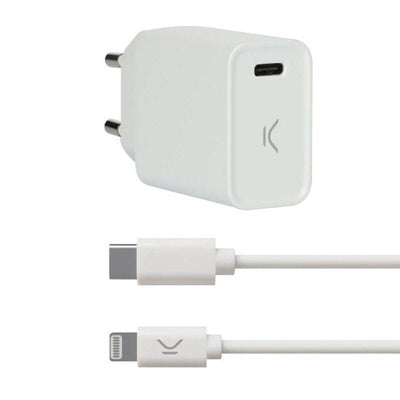 Caricatore USB Compatibile Ricarica Rapida Connessione USB Potenza Ingresso Comodo Bianco Spina
