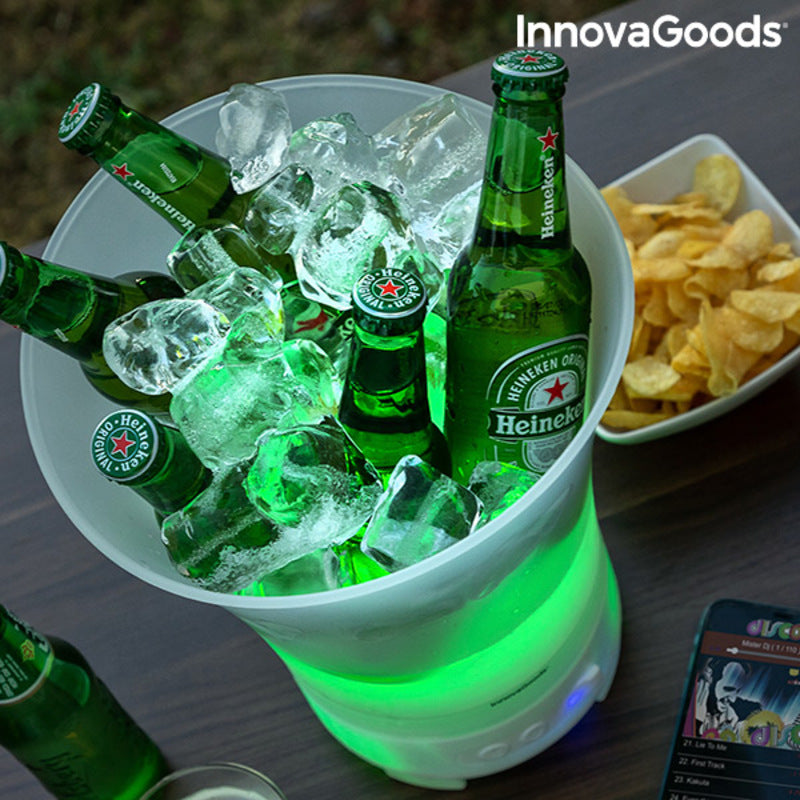 LED bucket with rechargeable speaker Sonice InnovaGoods (Refurbished A+)