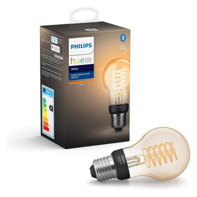 Light bulb Philips White Filament E27 White Black/Grey 7 W 40 W