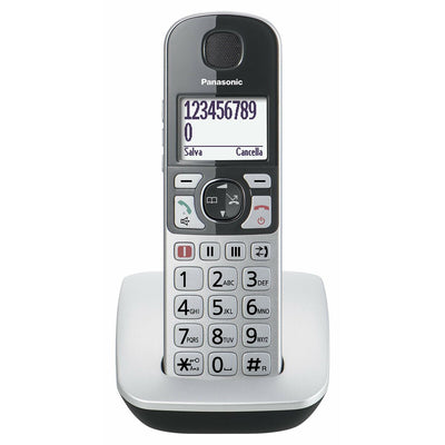 Telefono Senza Fili Panasonic Corp. KX-TGE510JTS Grigio ID chiamante (Ricondizionati A)