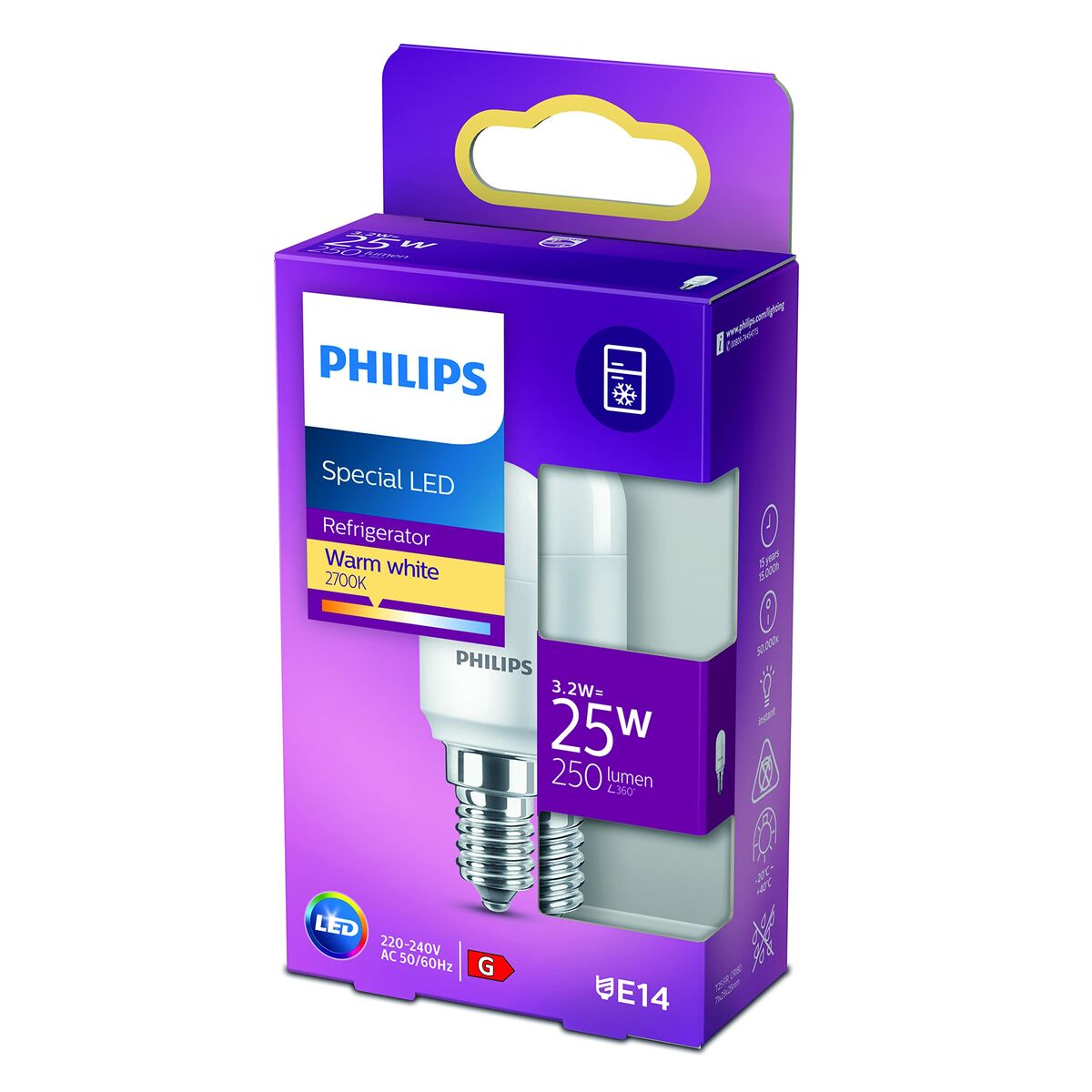 Bombilla LED Philips E14 25 W (Reacondicionado A+)